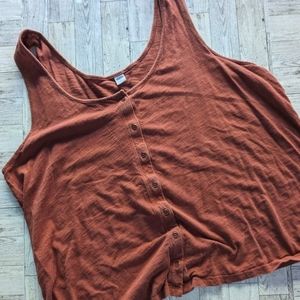 Old Navy Button Down Tank Top